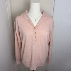 VINTAGE John Meyer Light Pink Sweater Lambswool, Angora Rabbit Hair Blend Sz S
